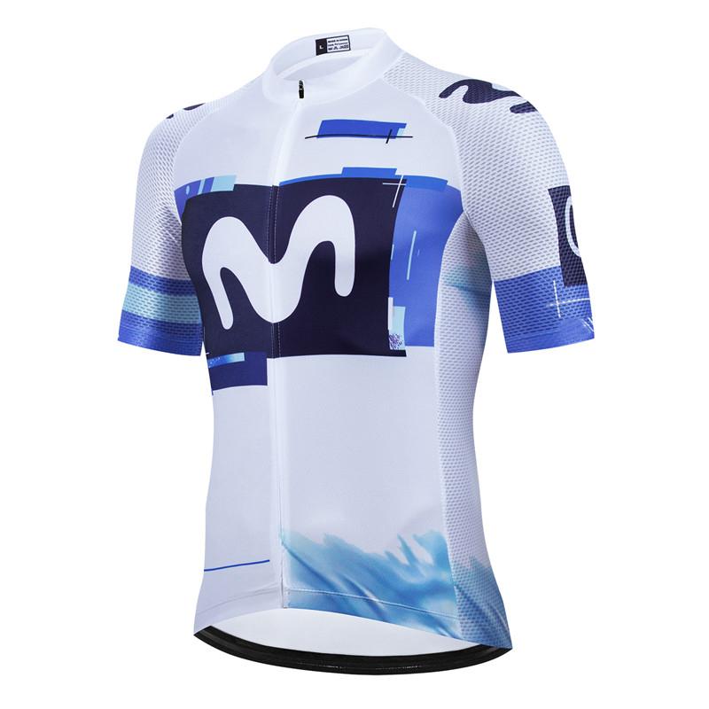 Movistar Pro Team Summer Cycling Jersey Suit Men's Breathable Mountain Bicycle Clothing Set Bike Mountain Maillot Ropa Ciclismo