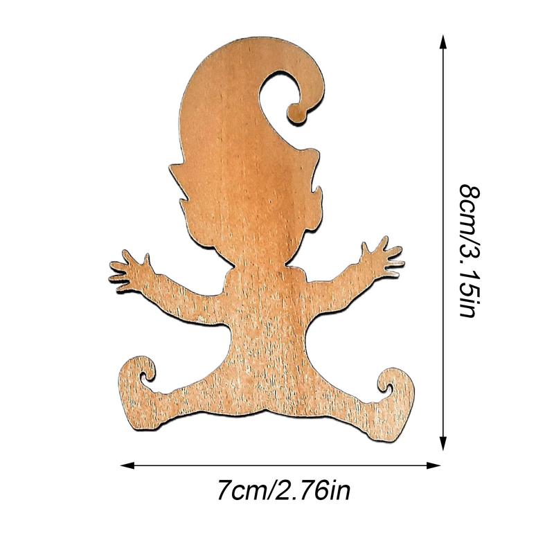 Gnome Stencil Footprints Christmas Decorations Wooden Footprint Stencils For Floors Christmas Floor Template Window Decorations