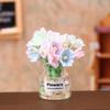 [JN] 1/12 Dollhouse Flower Miniature Flower Vase Model Doll Home Potted Plants Decor Toy Micro Landscape Plant