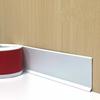 1PC 39/118.1in Flexible Baseboard Molding Trim, 4 Inch Self-Adhesive Vinyl Wall Base, Peel and Stick Cove Base, Rubber Wall Base