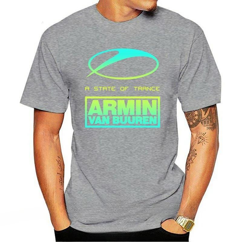 New Arrival Fashion Heavyweight Hot Sale Vintage Summer New Fashion A State of Trance Armin Van Buuren Graphic Men's T-Shirt