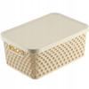 KADAX Basket With Lid Organizer Storage Container Box
