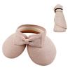 Sun Straw Summer Hat With Bow Decoration And Foldable Design For Outdoor Daily