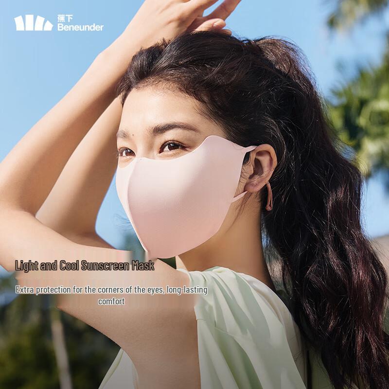Beneunder Women's Cooling UV Protection Face Mask with Eye Corner Guard