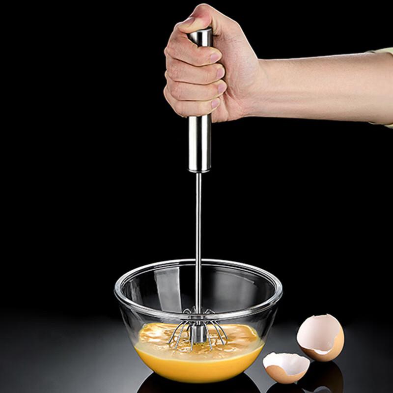Pabe Semi-Automatic 316 Stainless Steel Hand Whisk