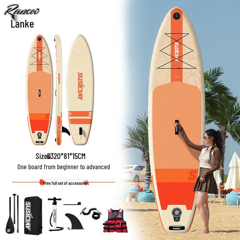 Lanko Inflatable Paddle Board - Universal PVC SUP for Surfing & Paddling