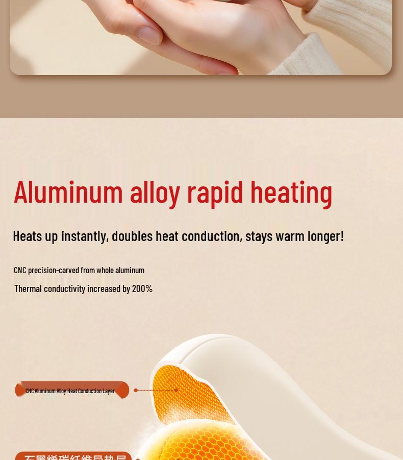 2025 Dual Magnetic 2-in-1 Rechargeable Hand Warmer: Mini, Separable, Self-Heating Gift for Girls