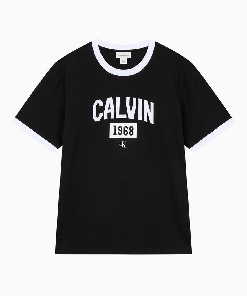 Kaelbinkeullainjin In The City Easy Fit Ringer Tee Black 4Rf297G Ub1