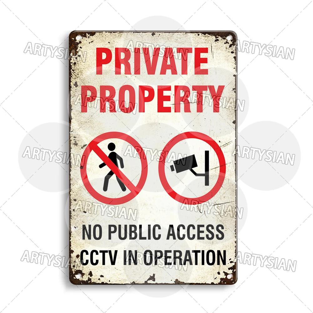 No Trespassing Plaque Private Property Waring Metal Sign Beware of Dog Private Jetty No Public Use Do Not Enter Restricted Area