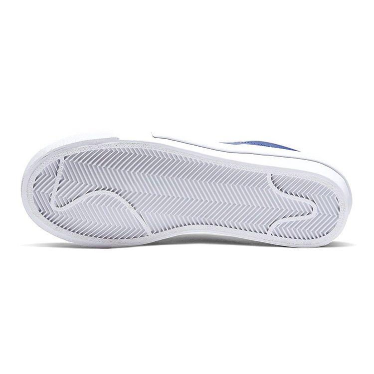 Nike Drop Type PRM Synthetic Leather Low top Skateboard Shoes Blue White Unisex CQ4383-400