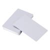 50Pcs Impressive Blanks Laser Mark Engraved Metal Business Visiting Name Cards (Sliver)