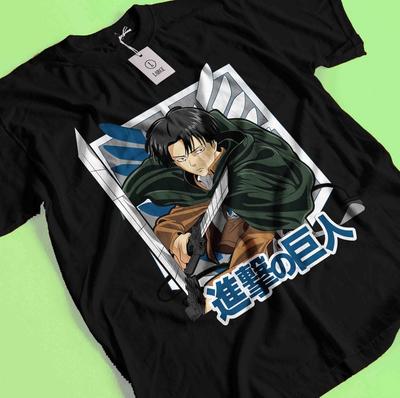 Attack On Titan Shirt Eren Mikasa T-Shirt Levi T-Shirt AOT Erwin Hange Armin Tee