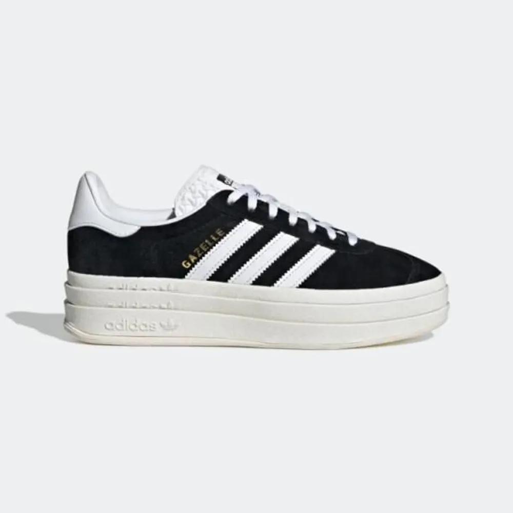 [adidas] Originals Gazelle Bold Women s Core Black Cloud White HQ6912 245