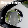 2 Stück Auto Rückspiegel Toter Winkel Spiegel Runder Rahmen Konvexer Spotlight Spiegel 360 Grad Verstellbarer Weitwinkel
