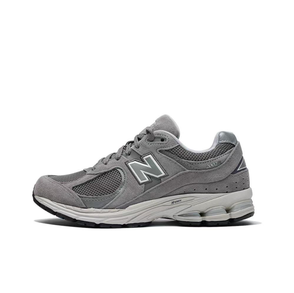 Pure Original Nb2002rc Grey Sneakers - Unisex Dad Shoes with Thick Sole for Height Increase, Retro Style, Breathable Design.