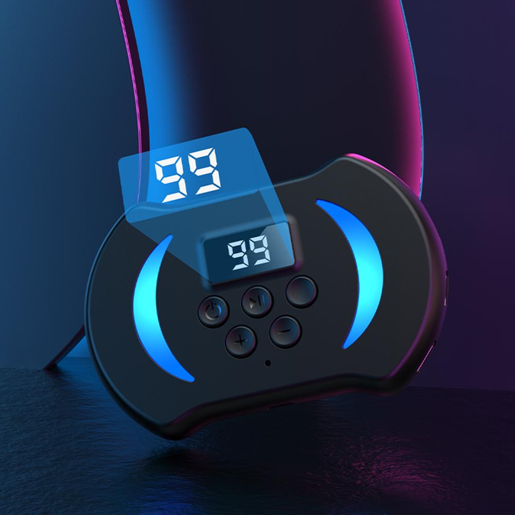 Automatic Phone Screen Tapper Adjustable Auto Tapper Taps with Digital Display & Blue Light for Gamings Shopping Live Broadcasts