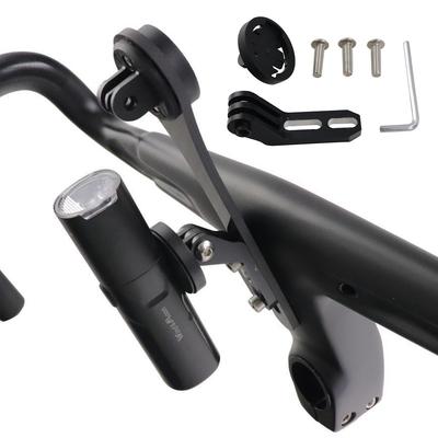1/5PCS Support de Lumière de Vélo Alliage d'Aluminium Support de Phare de Vélo Porte-Lampe Torche de Vélo Accessoires de Pince de Lampe de Vélo