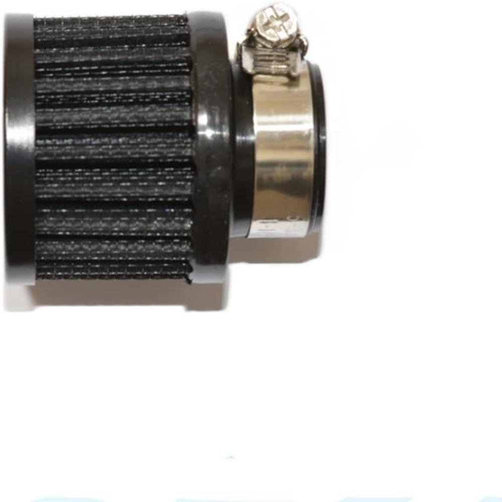 1Pc 25mm Air Intake Filter Schwarz Universal Filter Teile Verstellbare Klemme Für Auto