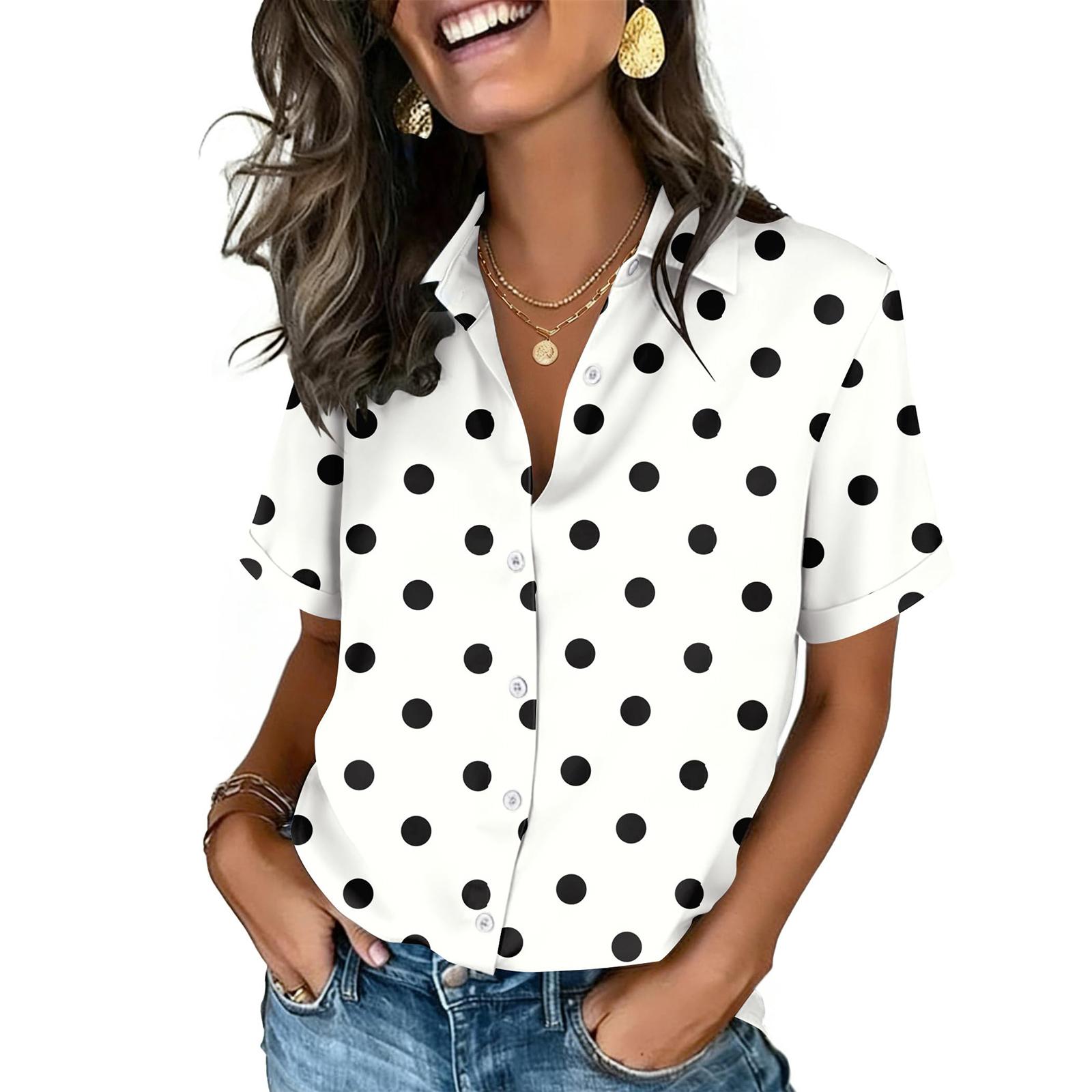 

Women s Blouse Fashionable and Casual T-shirt Top XL білий