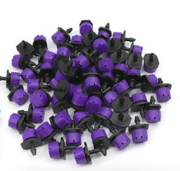 Ośmiootworowa Czerwony Kapturek Regulowana Głowica Kroplująca Mikrozraszacz do Nawadniania