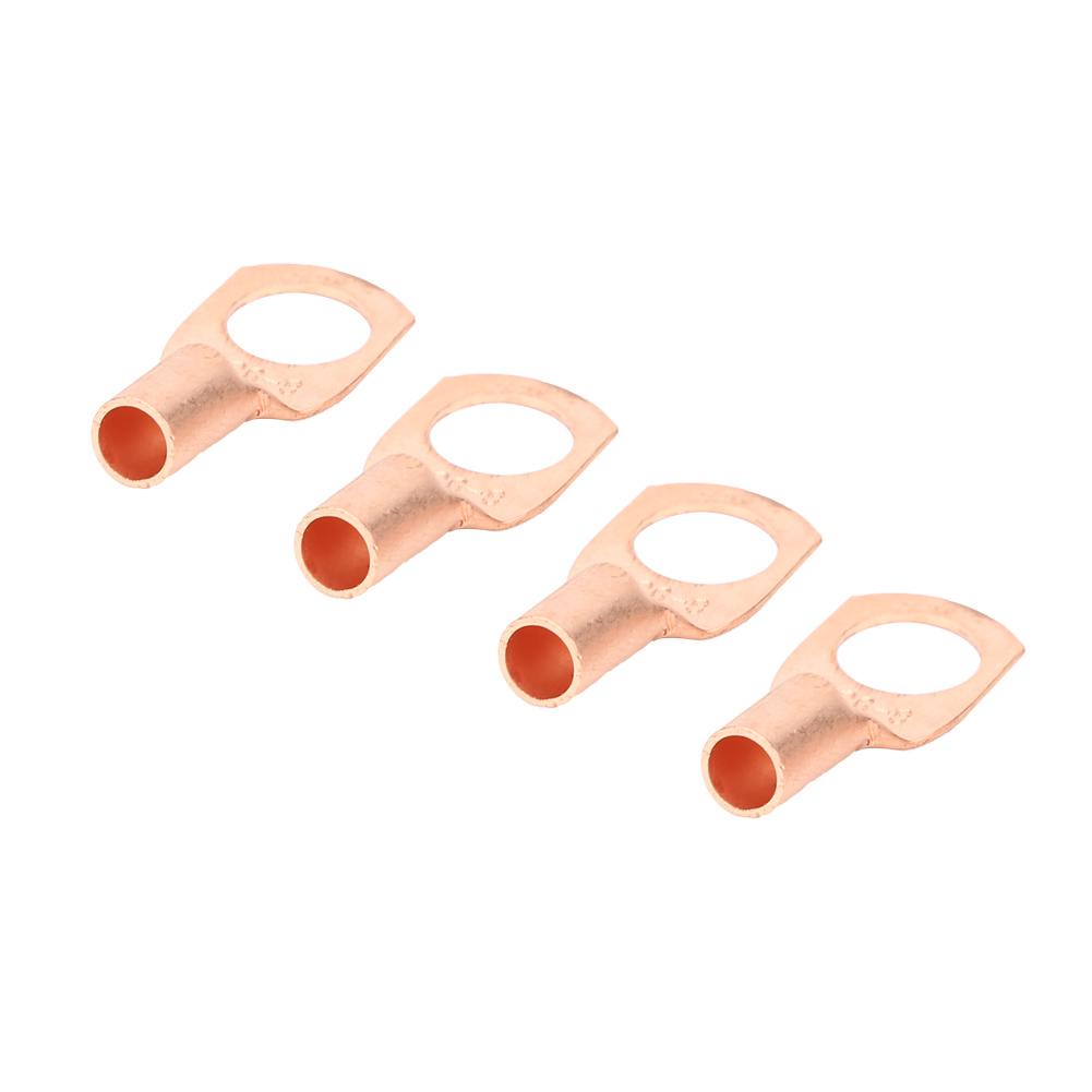 50Pcs Copper Ring Lug Terminal Cable ColdPressed Crimp Connectors Terminals Sc68