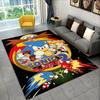 Fashion S-Sonic Cartoon Game Carpet Rug for Playroom Bedroom Living Room Sofa Home Decor,kids Play Area Rug Non-slip Floor Mat