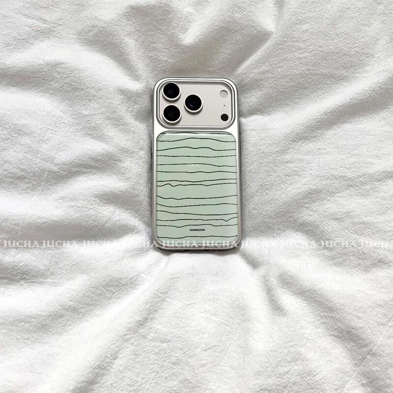 Premium Silicone Phone Case IPhone 17 Pro Max Full Coverage With Irregular Line Design Compatible 15 iPhone 17
