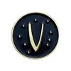 A-Z 26 Letters Initial Brooch Women English Alphabet Brooch Pin Round Badge Corsage Unisex Collar Jewelry Clothes Bag Decor Gift