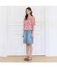 THURSDAY ISLAND Shirring Point Flower Blouse_T264Mbl277W