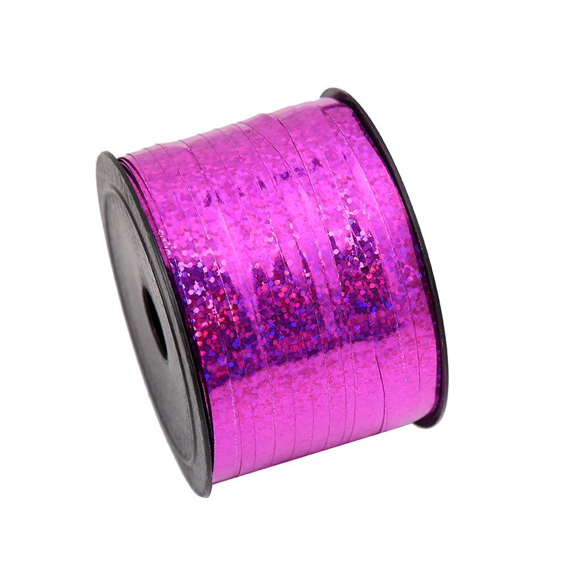 100-Yard Multicolor Laser Ribbon for Balloon Tying and Gift Wrapping