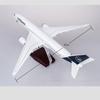 Airplane Airbus A350 Lufthansa Airline Model 1/142 Scale 47CM W LED Light & Wheel Diecast Resin Plane Decoration Ornaments