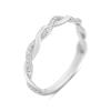 Silver Ring with Cubic Zirconia, Item Weight 1.17 G (2203193)