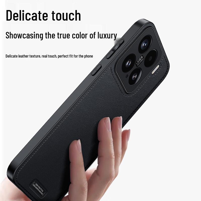 Luxury Leather Business Phone Case for Xiaomi