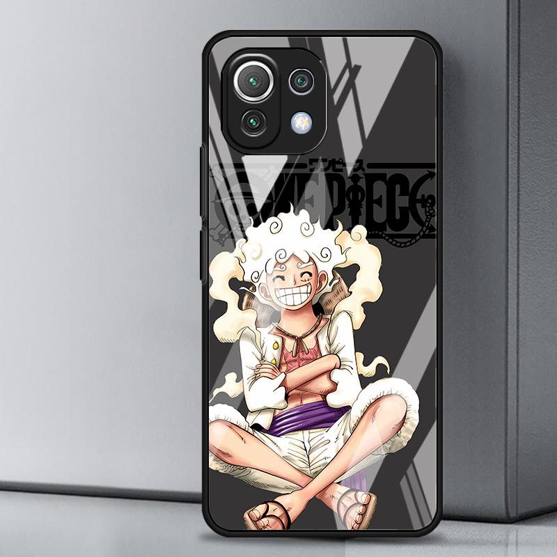 

Case for Xiaomi mi 12 10 Pro 11 Lite Note 10 12X 10T 12T 11T 13 14 Glass Phone Cover OneS P-ieceS Cool LuffyS Xiaomi Mi 11