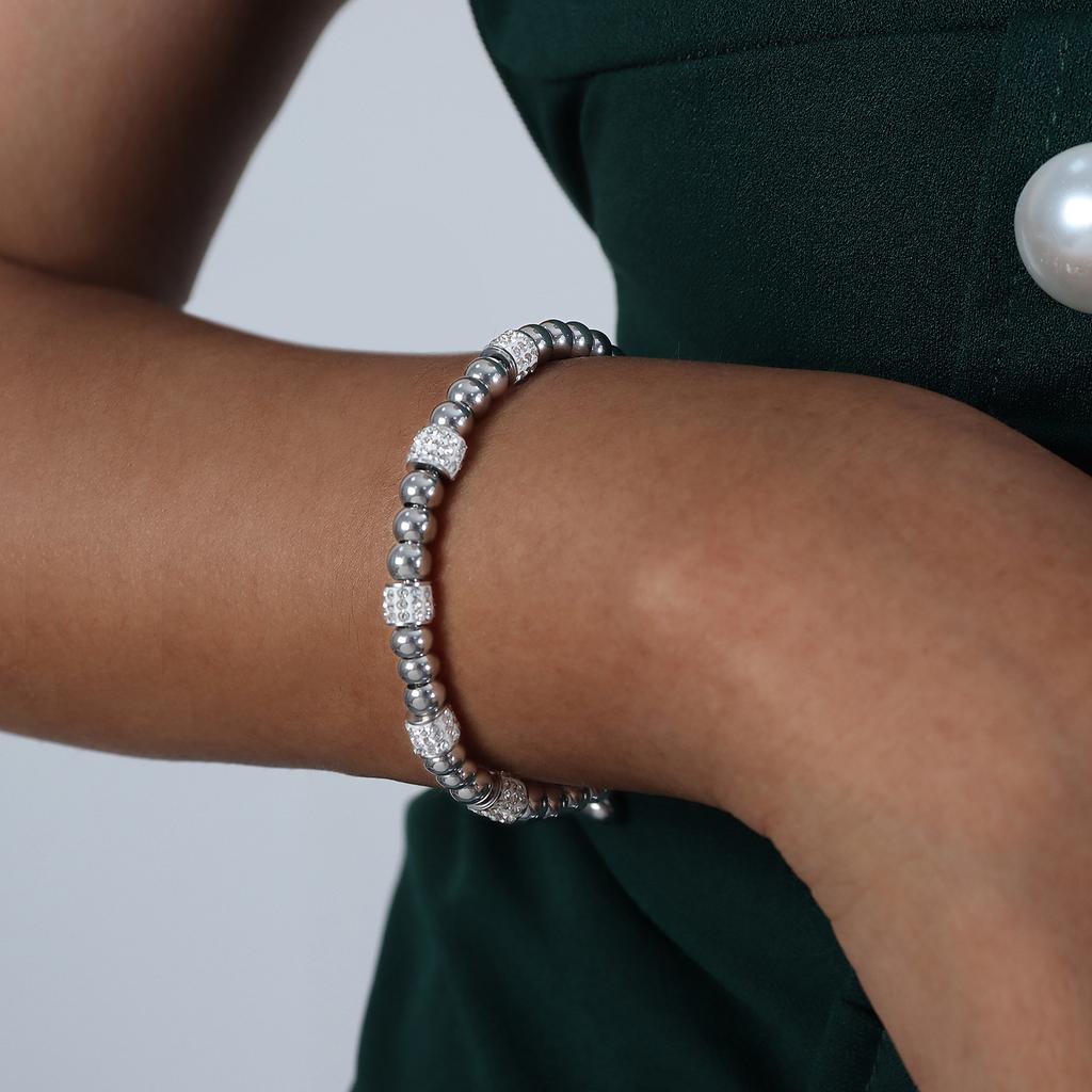 Chinesischer Antikstil Zirkon Armband Wasserdichtes und Nicht verblassendes Armband Nischenpersönlichkeit Retro Übertriebenes Anhängerarmband