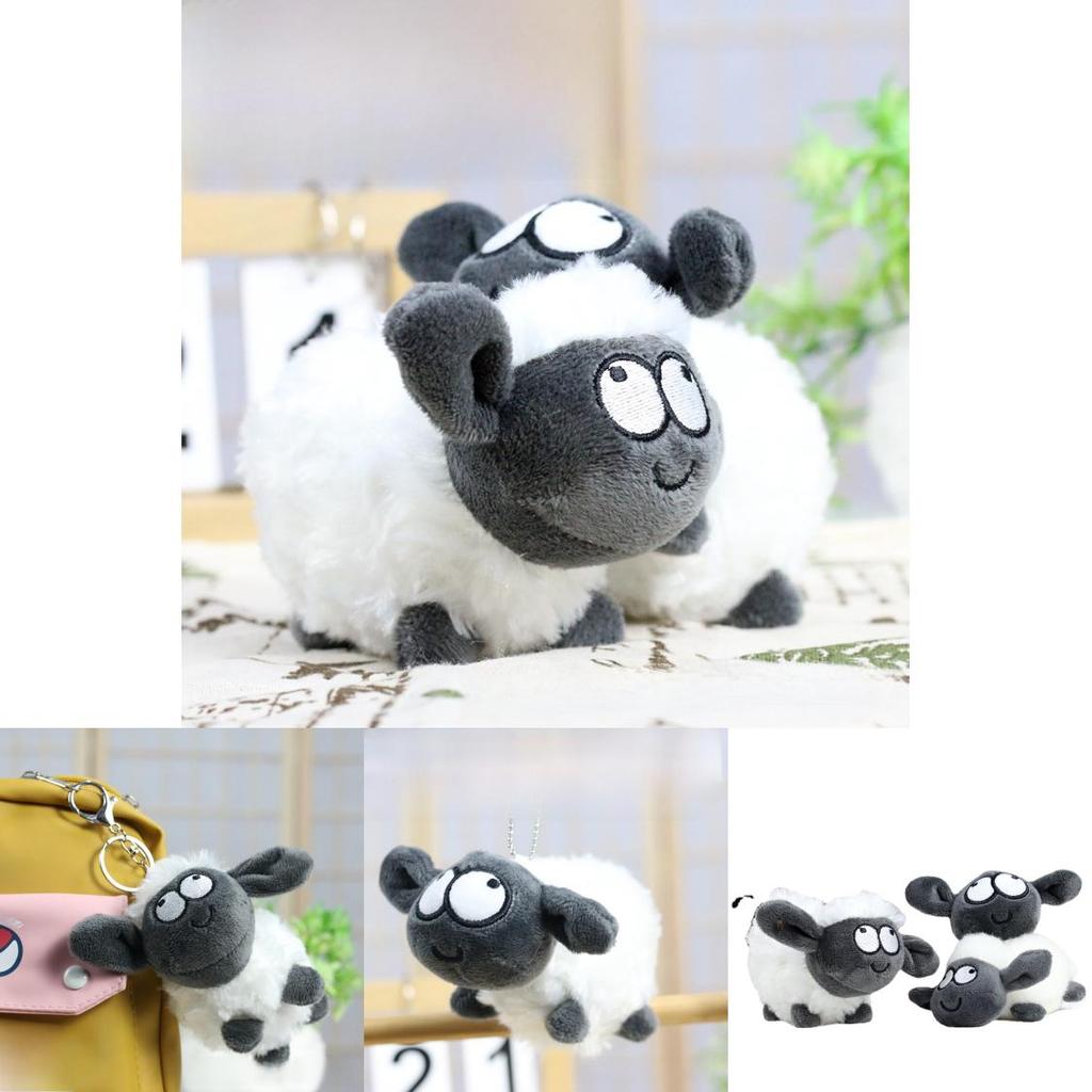 Charming Little Sheep Plush Toy Cozy Keychain Fluffy Lamb Doll For Bag Accessories