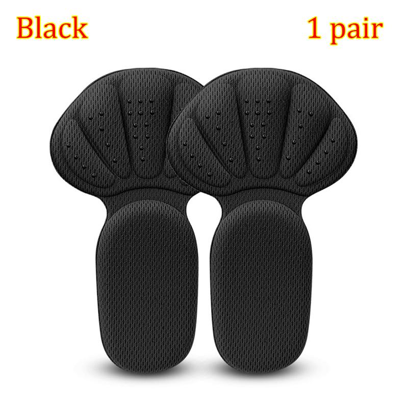 

New T-Shaped Heel Pad Insert Patch Sneakers Heel Protection Stickers Pain Relief Shoe Size Reducer Half Foot Care Cushion Insole
