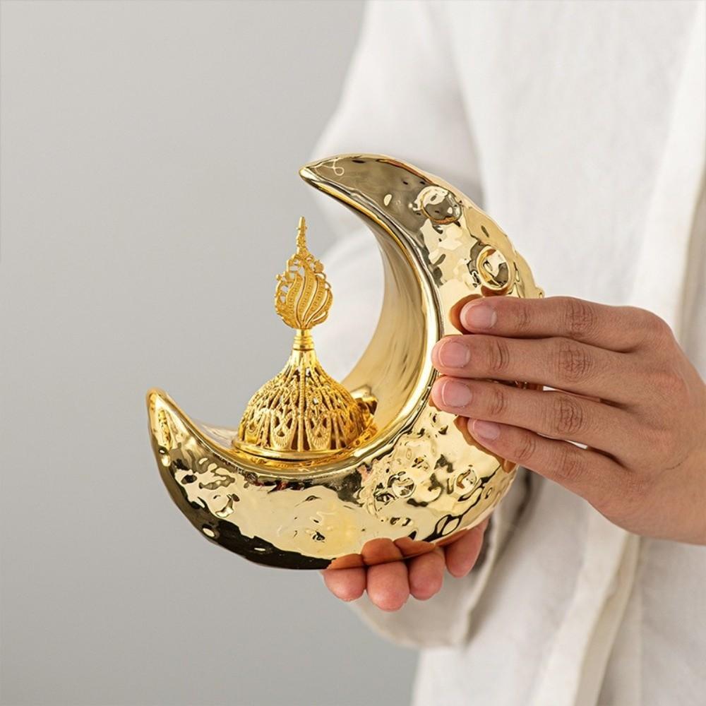 Ceramic Eastern Incense Holder Middle Eastern Style Arabic Incense Burner  Table Centerpiece