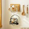 Wall-Mounted Pot Lid & Cutting Board Organizer Rack