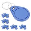 50PCS ICUID Card Token Tag Key Chain 13.56MHZ Copyable for Access Control Time Attendance Parking Lots