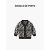 French Arielle De Pinto Girls' Knitted Sweater Cardigan New Autumn Fashion Children's Clothing Jacket
