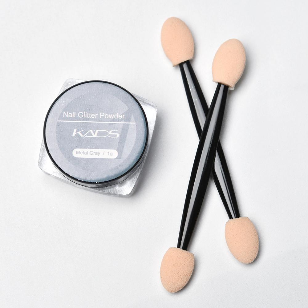 kads 1g/Box Gold Sliver Nail Glitter Powder Mirror Shining Nail Art DIY Chrome Pigment Glitters Chrome Pigment Powder Dust Nails