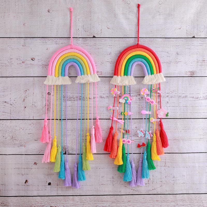 Traumfänger Regenbogen Quasten Ornamente für Heimdekoration