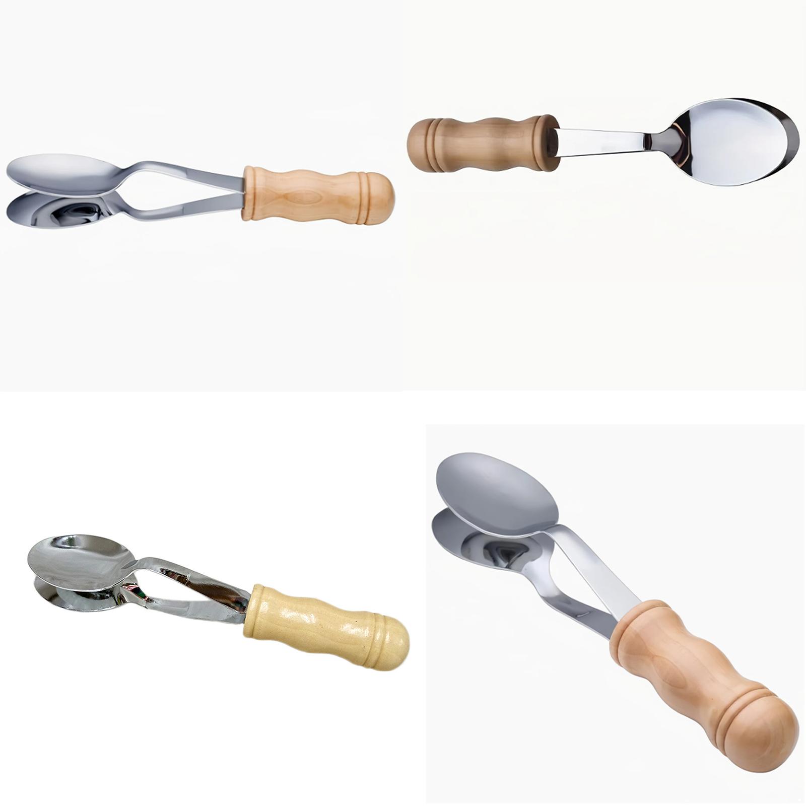 

Percussion Soundboard Instrument 1Pc - Double Metal Musical Spoons with Wooden Handle One Size світло-коричневого кольору