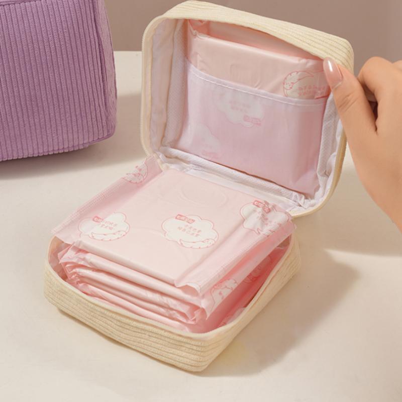 Toiletry Bag Sanitary Pad Pouch Pad Pouch Cute Cosmetic Storage Pouch Cable Case
