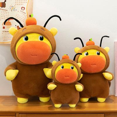 New Cartoon Capybara Doll Cute Expression Plush Funny Cartoon Doll Girl Pendant Birthday