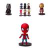 Avengers Birthday Cake Decoration Set Featuring Adorable Iron Man And Captain America Toys For Kids