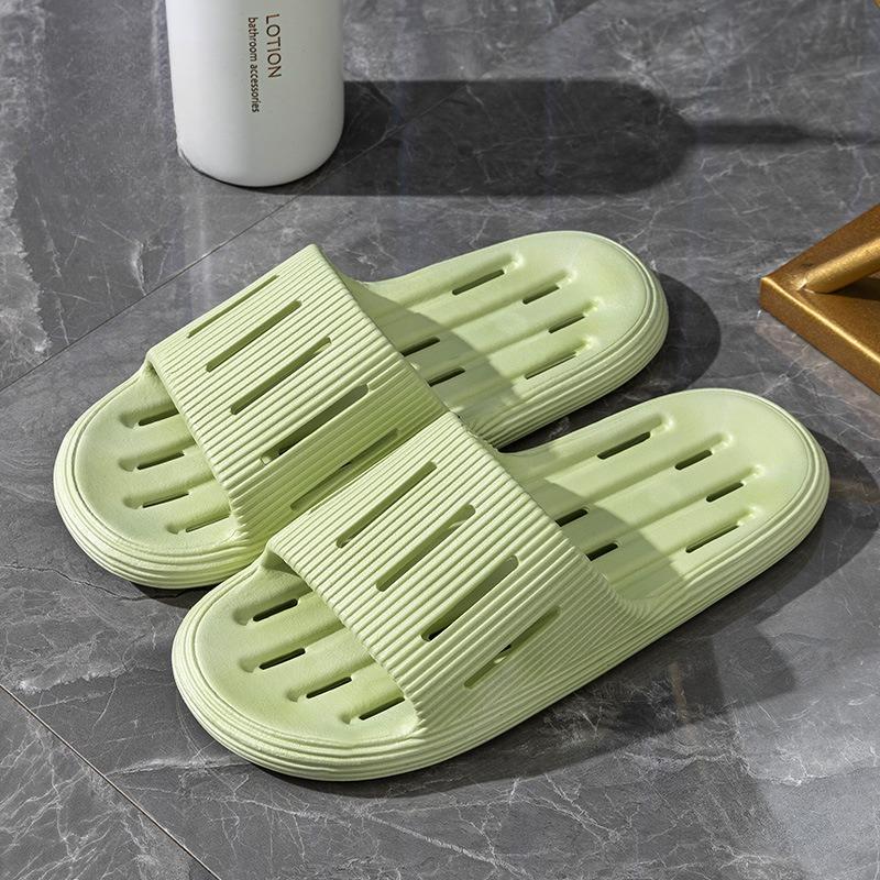 Summer Bathroom Soft Soled Slippers With A Sense Of Poop Women's Home Shoes For Showering Household Water Leakage Anti Slip And Cool Slippers