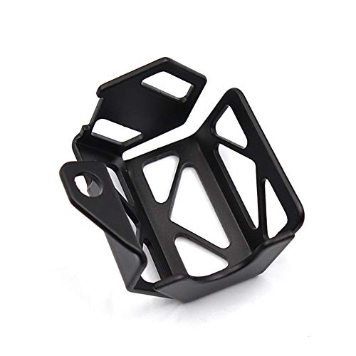 LEDISHUN Motorrad Hinterradbremsölbehälterabdeckung, CNC Aluminium Hinterradbremsenschutz Tank Schutzhülle, Geeignet für X300 V ERSYS NINJA400 Z400 Z90