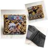 One Piece Luffy & Zoro Unisex PU skórzany krótki portfel i portmonetka